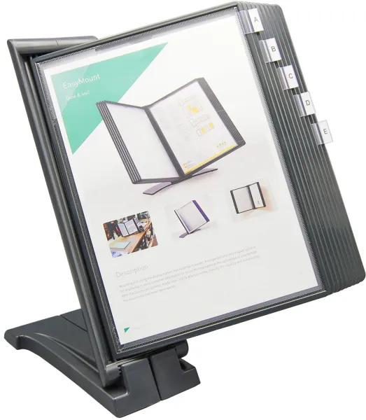 Q-connect Quickfind Registersystem Anthrazitgrau